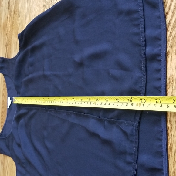 (S) Merona Flowy Loose Fit Slightly Sheer Blouse Business Casual Everyday - Picture 4 of 7